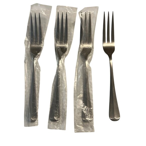 Stanley Roberts Jefferson Manor Stainless Steel Dinner Forks - Set Of 4 Korea - Picture 2 of 4